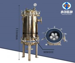 5芯20寸钛棒喷涂PFA过滤器  