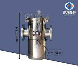 不锈钢篮式磁性过滤器  